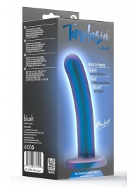 Синяя насадка с гладкой поверхностью Surrender 5.75 Inch Intermediate Pegging Dildo - 14,6 см. - Blush Novelties - купить с доставкой в Казани