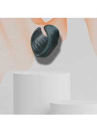 Серый сквозной мастурбатор с вибрацией Manwan Starter - Manwan - в Казани купить с доставкой