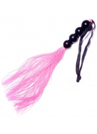 Розовая силиконовая плеть - 35,5 см. - Boys of Toys - купить с доставкой в Казани