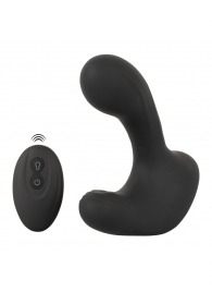 Черная анальная вибропробка с функцией расширения RC Butt Plug with 3 functions - Orion - в Казани купить с доставкой