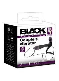 Черная насадка на член с вибрацией Couple’s Vibrator - Orion - в Казани купить с доставкой