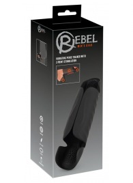 Черный вибромастурбатор с трехточечной стимуляцией Penis Trainer with 3 Point Stimulation - Orion - в Казани купить с доставкой