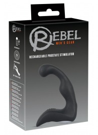 Черный перезаряжаемый стимулятор простаты с вибрацией - 14,6 см. - Orion - в Казани купить с доставкой