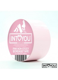 Розовый скотч для фиксации Non-Sticky Bondage Tape - 15 м. - Intoyou - купить с доставкой в Казани