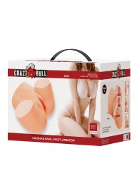 Телесный мастурбатор Liora с 2 любовными тоннелями - Baile - в Казани купить с доставкой