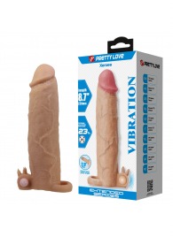 Телесная насадка на пенис Xerxes - 22 см. - Baile - в Казани купить с доставкой