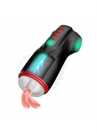 Интерактивный мастурбатор Raven с вакуумом, вибрацией и подсветкой - Shots Media BV - в Казани купить с доставкой