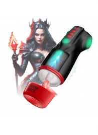 Интерактивный мастурбатор Raven с вакуумом, вибрацией и подсветкой - Shots Media BV - в Казани купить с доставкой