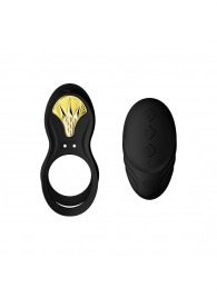 Черное эрекционное виброкольцо Bayek с пультом ДУ - Zalo - в Казани купить с доставкой