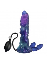 Фиолетовый яйцеродящий фаллоимитатор Duskwalker Sentinal на присоске - 22,4 см. - Baile - купить с доставкой в Казани