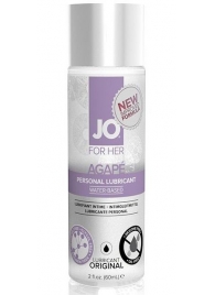 Лубрикант на водной основе для женщин JO AGAPE LUBRICANT ORIGINAL - 60 мл. - System JO - купить с доставкой в Казани