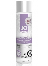 Женский лубрикант на водной основе JO AGAPE LUBRICANT ORIGINAL - 120 мл. - System JO - купить с доставкой в Казани