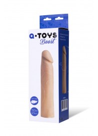 Реалистичная насадка с ярко выраженной головкой - 16,5 см. - A-toys - в Казани купить с доставкой