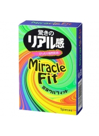 Презервативы Sagami Xtreme Miracle Fit - 5 шт. - Sagami - купить с доставкой в Казани