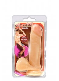 Телесный фаллоимитатор Cowboy - 20,3 см. - Blush Novelties