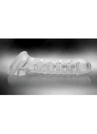 Утолщающая ребристая насадка на пенис - Доминирующее кольцо - в Казани купить с доставкой