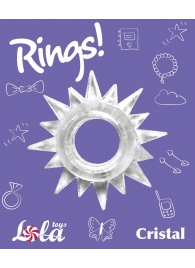 Прозрачное эрекционное кольцо Rings Cristal - Lola Games - в Казани купить с доставкой