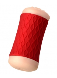 Двухсторонний мастурбатор JOS  NADIN в красном цилиндре - JOS - в Казани купить с доставкой