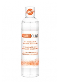 Гель-смазка 2-в-1 MASSAGE   LUBRICANT GUARANA - 300 мл. - Waterglide - купить с доставкой в Казани