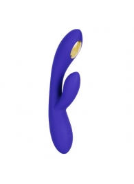 Фиолетовый вибратор с функцией электростимуляции Intimate E-Stimulator Dual Wand - 21,5 см. - California Exotic Novelties - купить с доставкой в Казани