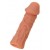 Телесная реалистичная насадка KOKOS Extreme Sleeve 05 с дополнительной стимуляцией - 12,7 см. - KOKOS - в Казани купить с доставкой