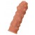 Телесная реалистичная насадка KOKOS Extreme Sleeve 11 с дополнительной стимуляцией - 12,7 см. - KOKOS - в Казани купить с доставкой