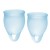 Набор голубых менструальных чаш Feel confident Menstrual Cup - Satisfyer - купить с доставкой в Казани