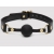 Черный кляп-шар Bound to You Faux Leather Ball Gag - Fifty Shades of Grey - купить с доставкой в Казани