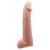 Телесная реалистичная насадка-удлинитель на пенис - 21 см. - Baile - в Казани купить с доставкой