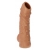 Телесная насадка с пупырышками и открытой головкой Nude Sleeve L - 14 см. - KOKOS - в Казани купить с доставкой