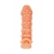 Телесная закрытая насадка с пупырышками Cock Sleeve Size M - 15,6 см. - KOKOS - в Казани купить с доставкой