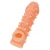 Телесная закрытая насадка с пупырышками Cock Sleeve Size L - 17,6 см. - KOKOS - в Казани купить с доставкой