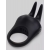 Черное эрекционное виброкольцо Sensation Rechargeable Vibrating Rabbit Love Ring - Fifty Shades of Grey - в Казани купить с доставкой