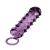 Закрытая фиолетовая насадка с пупырышками SAMURAI PENIS SLEEVE PURPLE - 14,5 см. - NMC - в Казани купить с доставкой
