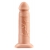 Телесный реалистичный фаллоимитатор с полостью Silicone Hollow Extension - 20 см. - Pipedream - купить с доставкой в Казани