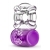 Фиолетовое эрекционное виброкольцо Pleaser Rechargeable C-Ring - Blush Novelties - в Казани купить с доставкой