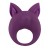 Фиолетовое перезаряжаемое эрекционное кольцо Kitten Kiki - Lola Games - в Казани купить с доставкой