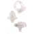 Набор из 3 прозрачных эрекционных колец с вибрацией Teasers Ring Kit - Chisa - в Казани купить с доставкой