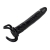 Чёрная насадка-фаллос для двойного проникновения INFLATABLE DILDO SLIM DONG  - 13,5 см. - Toyz4lovers - в Казани купить с доставкой