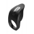 Черное эрекционное виброкольцо Vibro Lust Ring - MALESATION - в Казани купить с доставкой