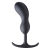 Черный массажер простаты с утяжелителями Premium Silicone Weighted Prostate Plug Large - 18,8 см. - XR Brands - в Казани купить с доставкой