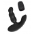 Черный силиконовый стимулятор простаты Levett Nitoc с пультом ДУ - Levett - в Казани купить с доставкой