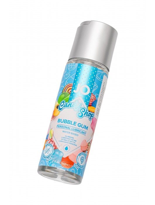 Смазка на водной основе Candy Shop Bubblegum с ароматом жвачки - 60 мл. - System JO - купить с доставкой в Казани