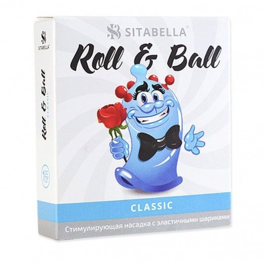 стимулирующий презерватив-насадка Roll   Ball Classic - Sitabella - купить с доставкой в Казани