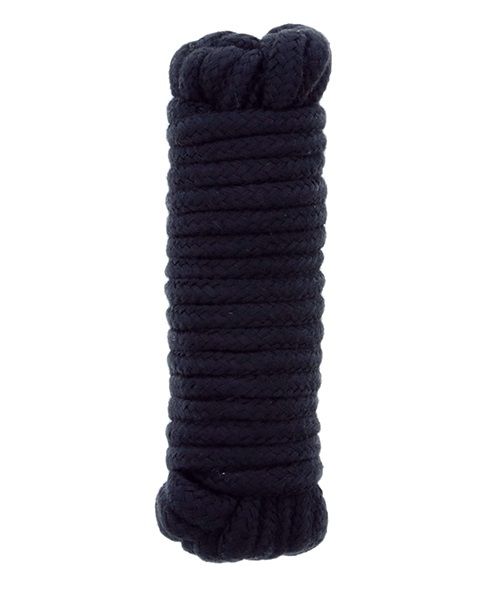 Чёрная веревка для связывания BONDX LOVE ROPE - 5 м. - Dream Toys - купить с доставкой в Казани