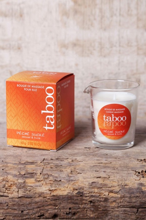 Массажное аромамасло с афродизиаками для женщин RUF Taboo Peche sucre - 60 гр. - RUF - купить с доставкой в Казани