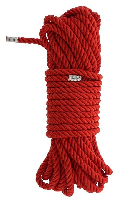 Красная веревка DELUXE BONDAGE ROPE - 10 м. - Dream Toys - купить с доставкой в Казани