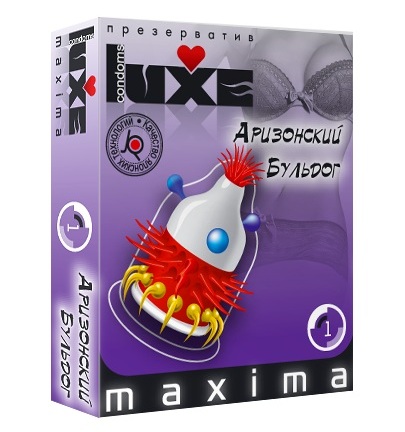 Презерватив LUXE Maxima  Аризонский Бульдог  - 1 шт. - Luxe - купить с доставкой в Казани