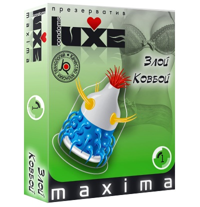Презерватив LUXE Maxima  Злой Ковбой  - 1 шт. - Luxe - купить с доставкой в Казани