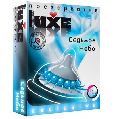 Презерватив LUXE  Exclusive  Седьмое небо  - 1 шт. - Luxe - купить с доставкой в Казани